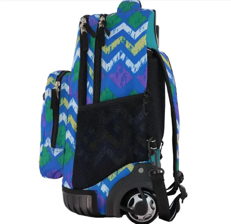 2019 новая Студенческая сумка чемодан на колесиках рюкзак Начальная школа