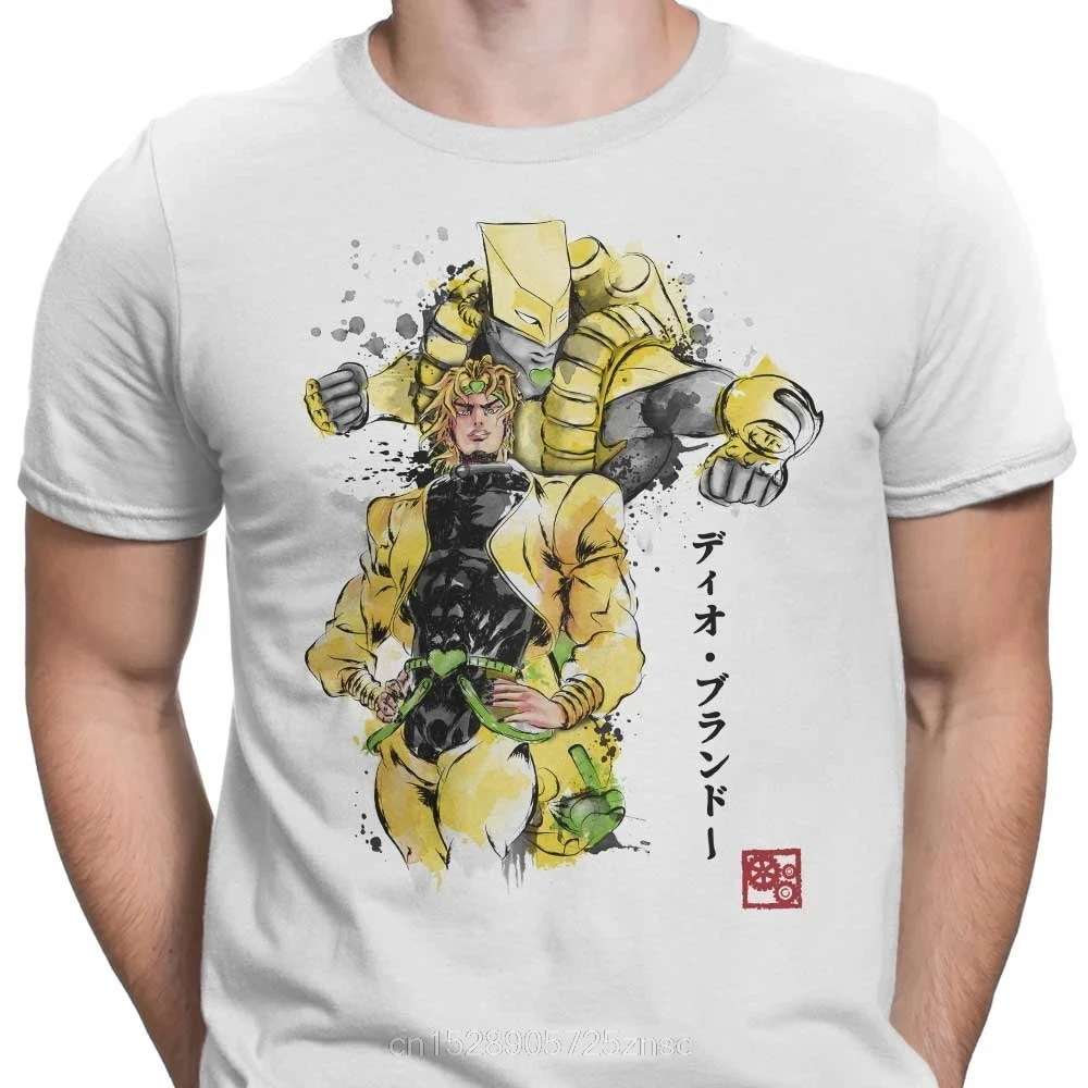 Напечатанный 2020 camiseta ZA WARUDO акварельный-Мужская одежда Женская футболка | Мужская