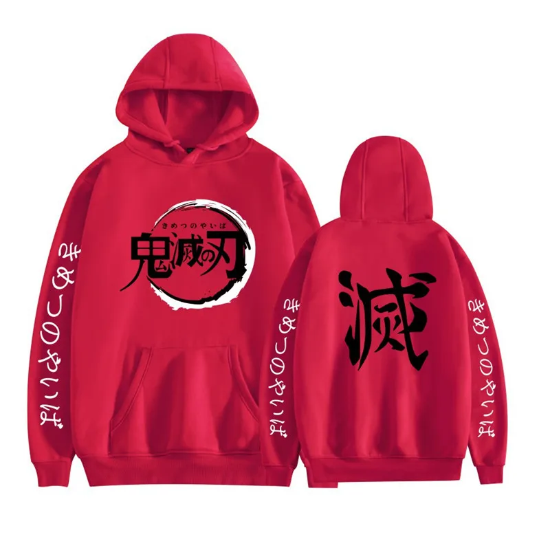 

Fashion Anime Demon Slayer Hoodie Men Women Harajuku Kimetsu No Yaiba Spring Unisex Sweatshirts Streetwear Pullovers XXS-4XL