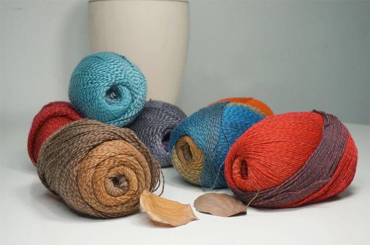 1 мяч толстый трикотаж 75% шерсть 25% нейлон ручная вязка пряжа для вязания и крючком