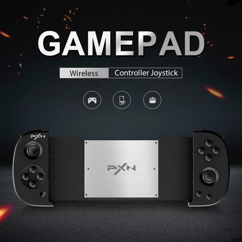 Беспроводной игровой контроллер PXN P30 Bluetooth-джойстик с выдвижной ножкой для Android и