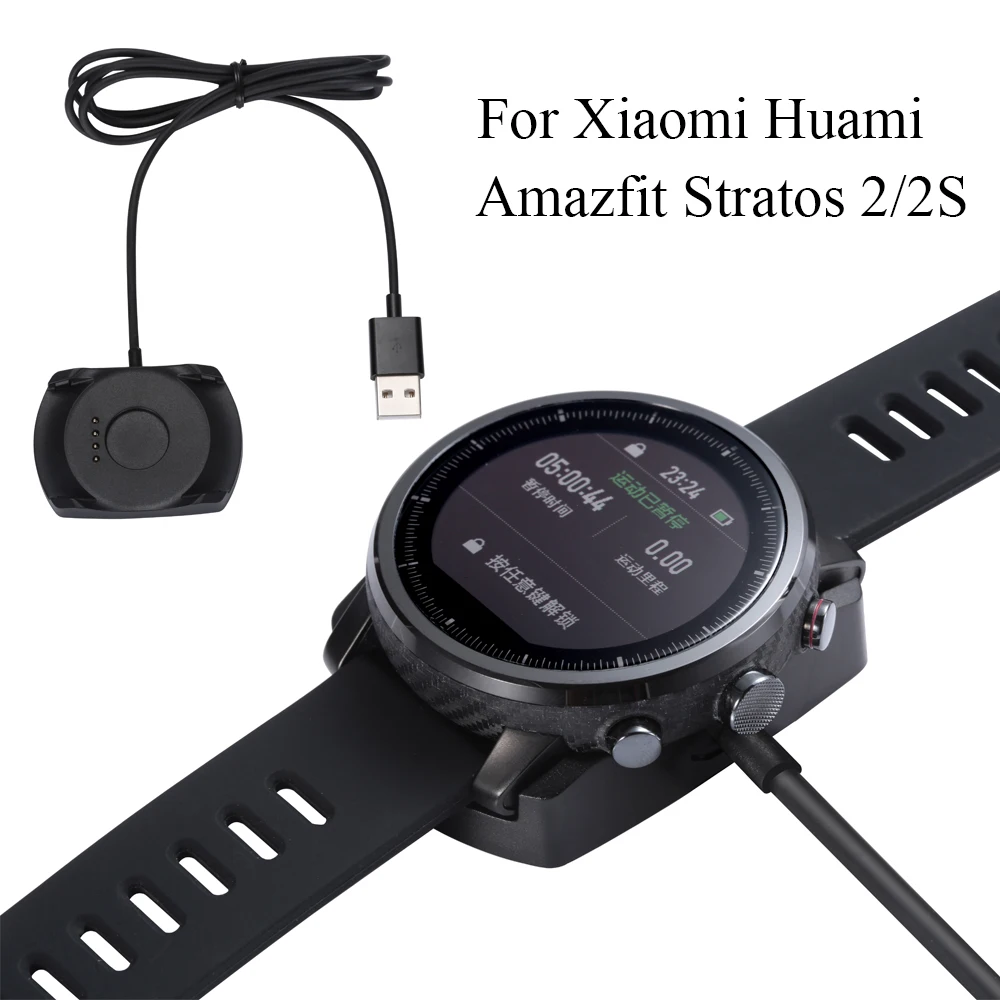 Для Xiaomi Huami Amazfit Stratos 2/2S модное портативное зарядное устройство с USB Подставка для подзарядки док-станция универсальный браслет зарядная док-станция