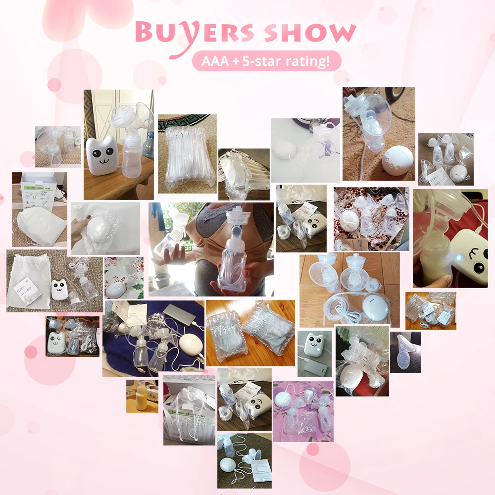 Bomba extractora de leche el&eacute;ctrica, extractor de leche manual de silicona unilateral y bilateral, accesorios para lactancia materna de beb&eacute;s-5