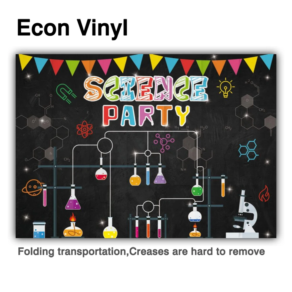 Allenjoy Mad Science фон для фотосъемки на день рождения оборудование флагами уравнение