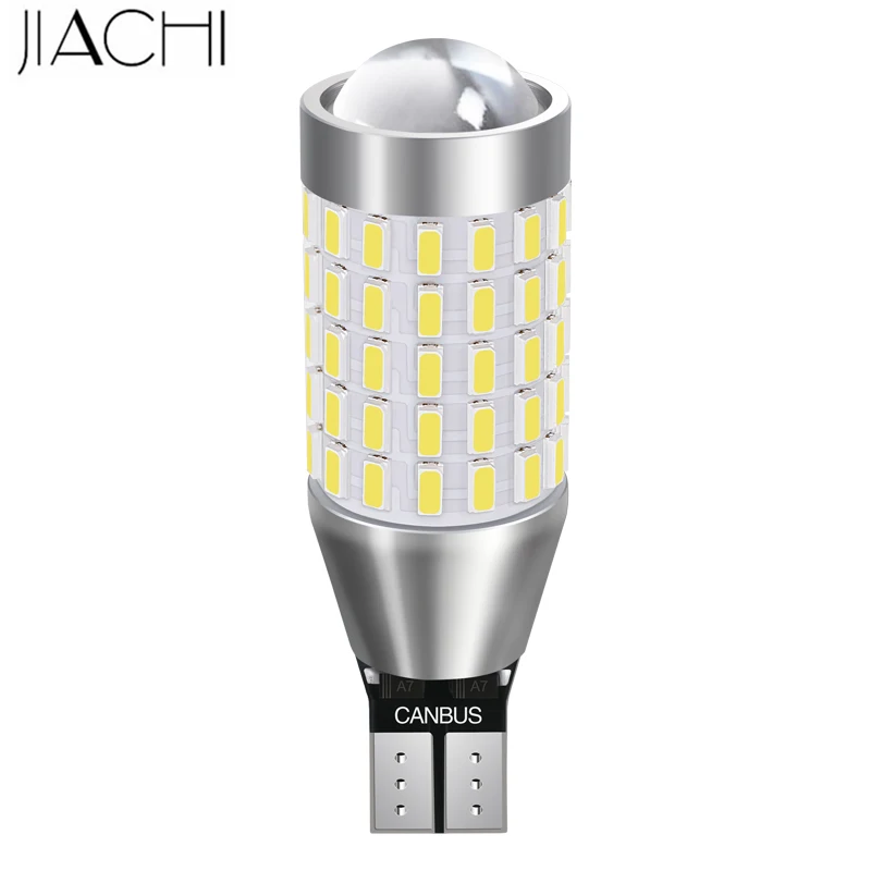JIACHI 100 шт. T15 T16 W16W 921 светодиодный 12/24 в для авто лампы автомобиля Carry Canbus No OBC Ошибка
