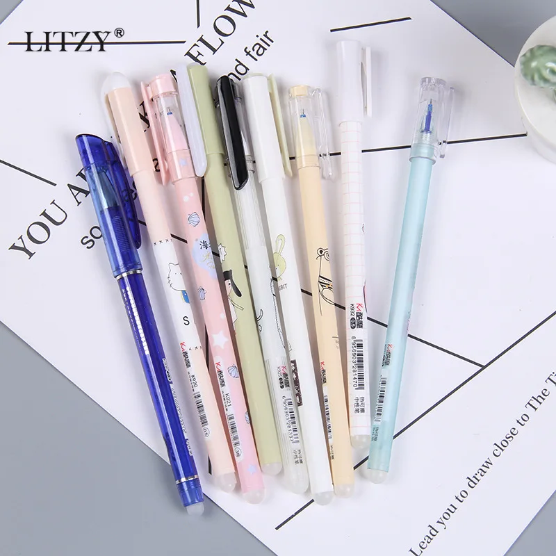 Ручка гелевая с голубыми чернилами 0 38 мм 3 шт./лот| |