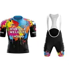 Велосипедный комплект HUUB Team Ribble Weldtite Pro, Джерси для тренировок, быстросохнущие велосипедные шорты 9D