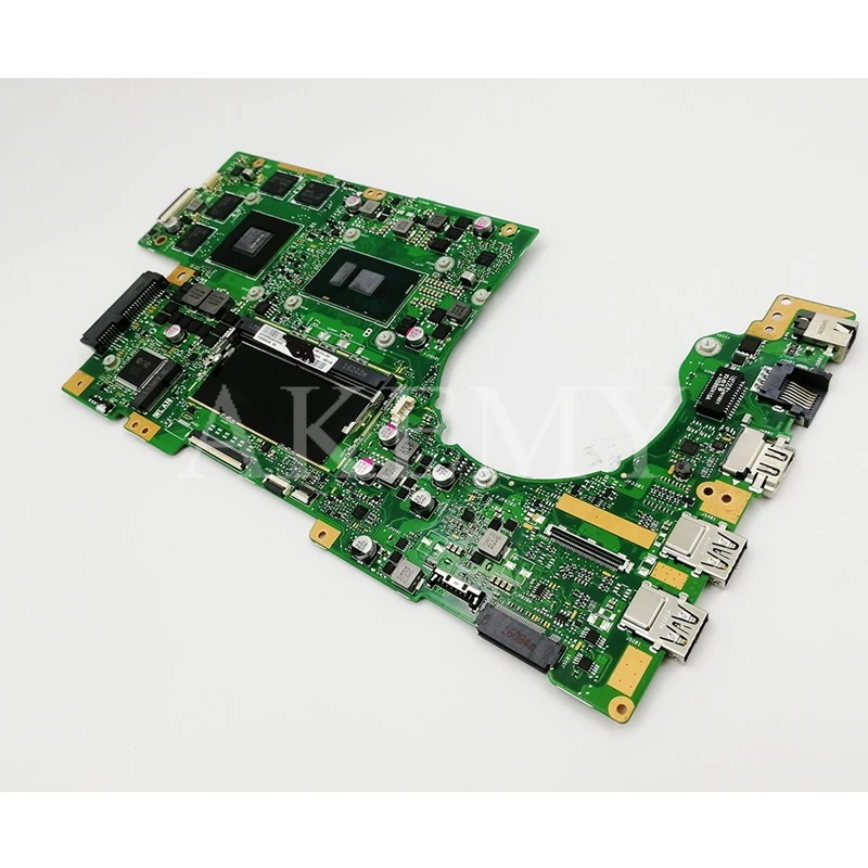 Материнская плата K501UW для ноутбука Asus K501UXM K501UQ K501U оригинальная материнская DDR4 4