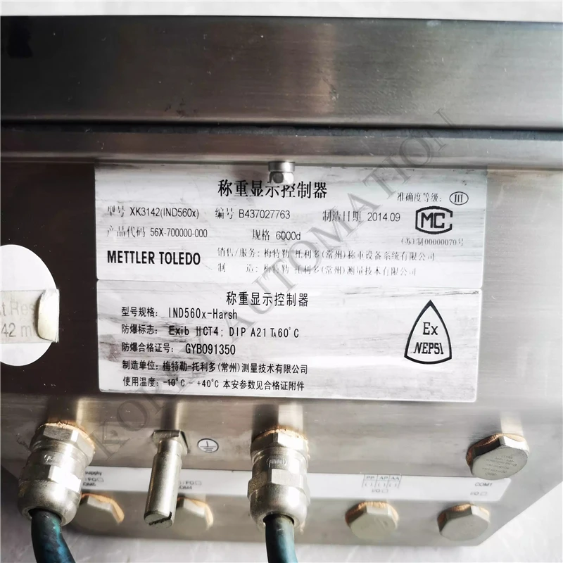 

METTLER TOLEDO OPERAION SCREEN XK3142(IND560X) USED GOOD IN CONDITION