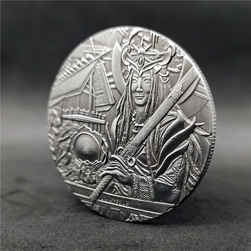 4 шт Ra Sun God Amaterasu Poseidon Shiva один доллар сувенир счастливая монета | Дом и сад