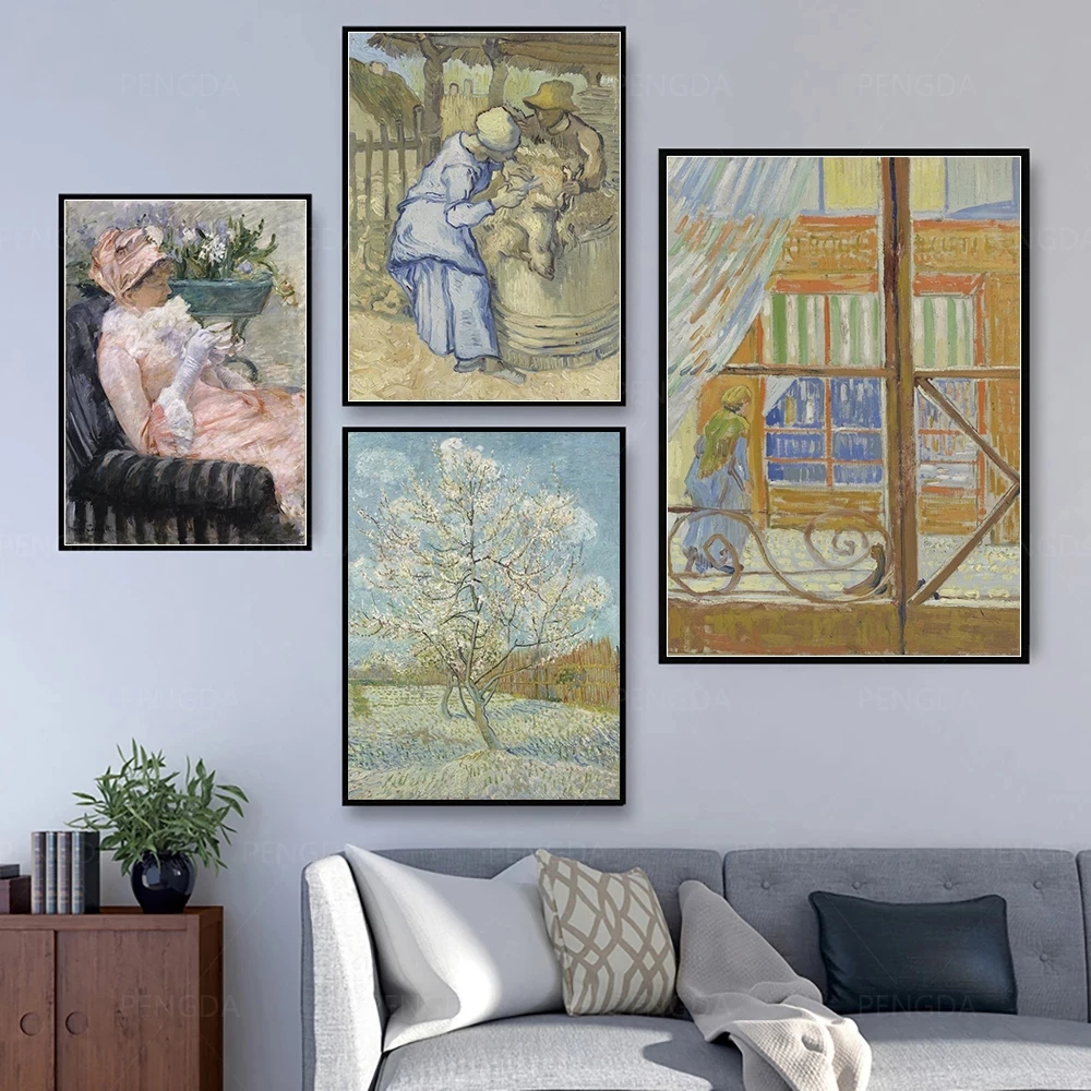 

HD Prints Home Decor Paintings Poster Nature View White Tree Wall Art Canvas Modular No Frame Flower Pictures For Living Room