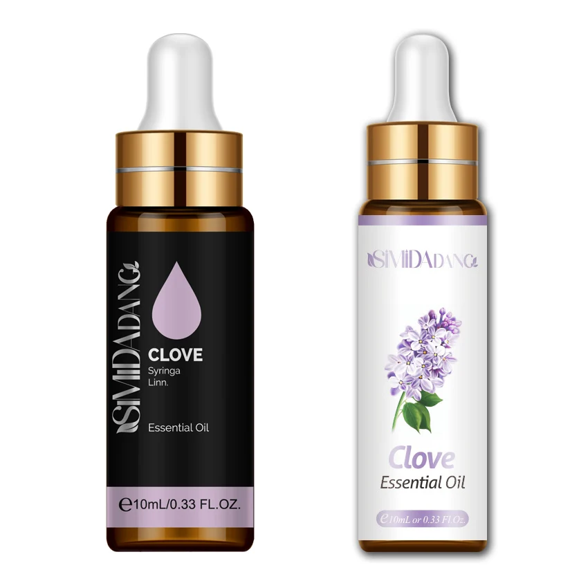 

10ML Clove Essential Oil Difusor De Aroma Clean Air Oleo Essencial Home Aromatherapy Essentials With Dropper