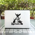 Наклейка Волшебная палочка Deathly для ноутбука Macbook Pro 13, Чехол Air Retina 14, 15 дюймов, Mac Matebook, Виниловая наклейка для ноутбука