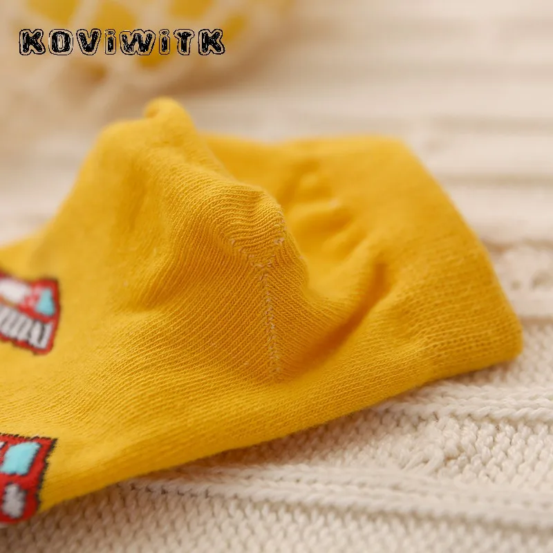 Носки женские хлопковые короткие толстые с музыкальной клавиатурой в стиле