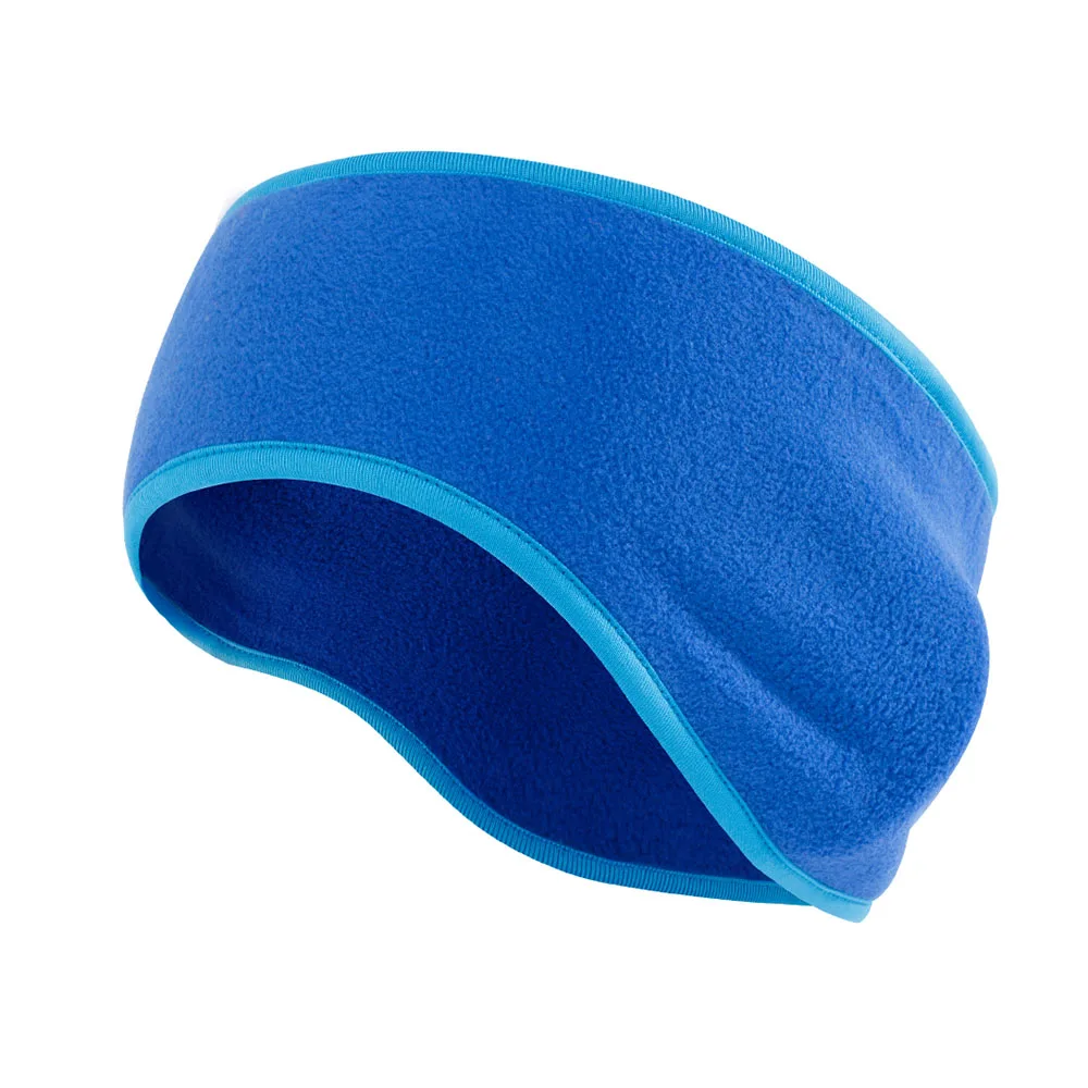 04 Warm Fleece Sweatband Running Sport Fit Yoga Elastic Headband Gym Cycling Tennis Soft Hair Bandage Ear Cover Headscarf Men Girl - Цвет: 04