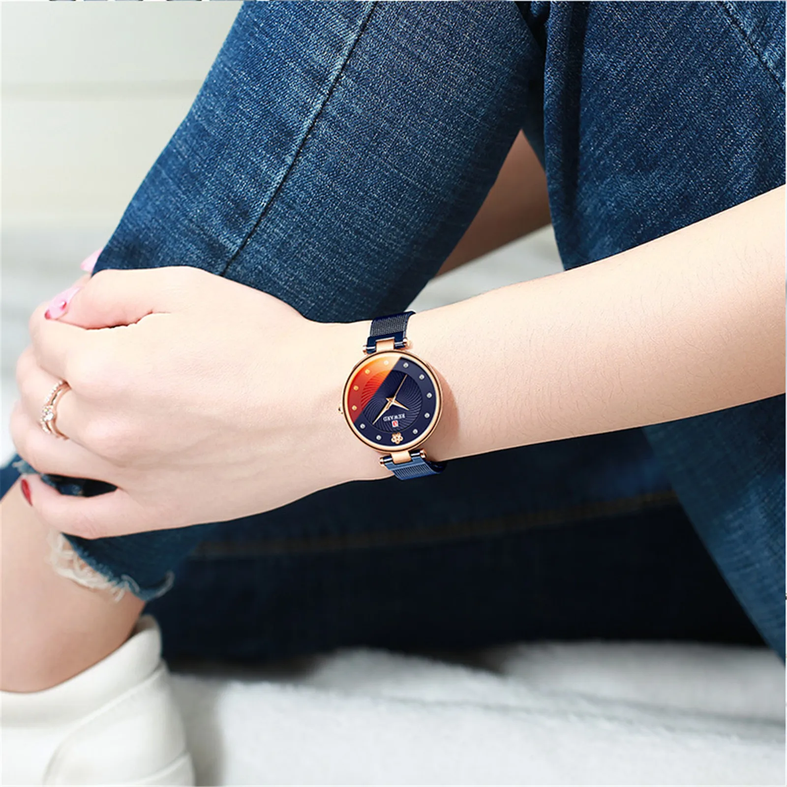 2020 женские наручные часы брендовые роскошные новые из нержавеющей стали