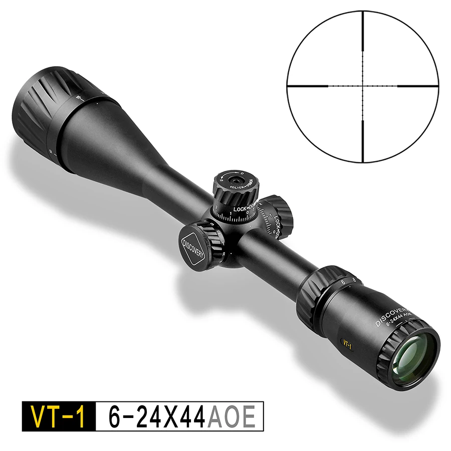 Охотничья оптика Discovery VT 1 6 24X44AOE прицелы с подсветкой сетка Mil Dot пневматический