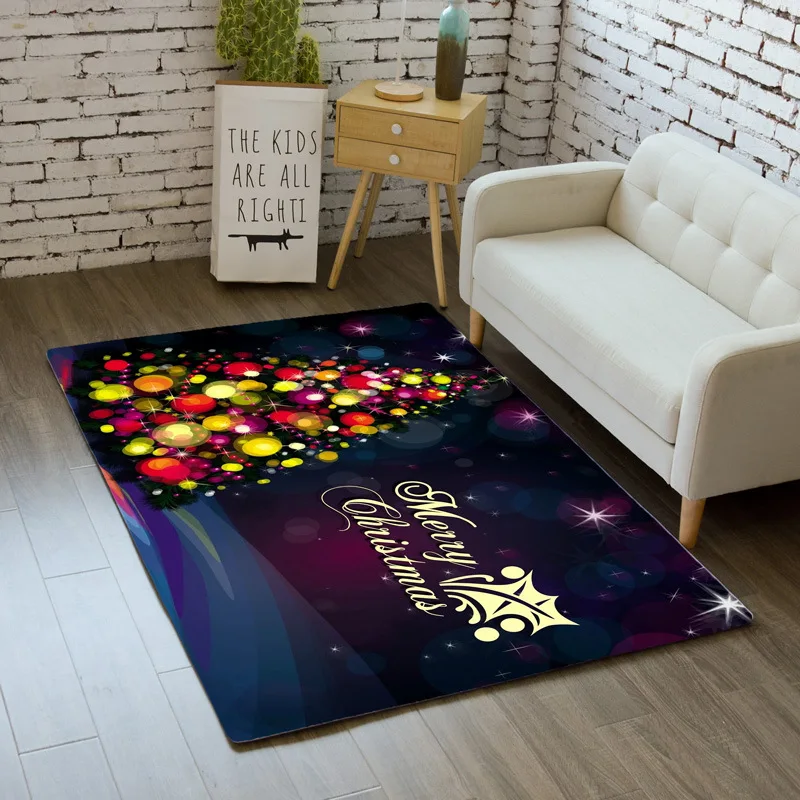 Рождественский Декор Спальня детский игровой коврик из мягкой фланели анти-slipe