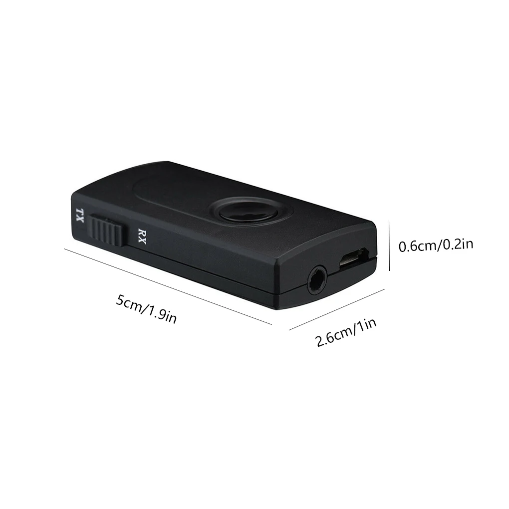 

Bluetooth V4.2 Wireless Transmitter Receiver 3.5mm Stereo Audio Adapter Low Latency Paired for PC TV Headphones
