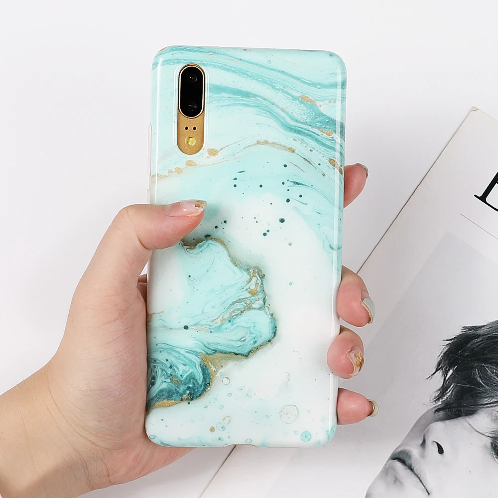 Чехол для телефона LOVECOM для huawei mate 30 20 Pro Lite P30 P20 Pro Lite Nova 4 3 3e винтажная мягкая задняя крышка IMD с треснутым мрамором