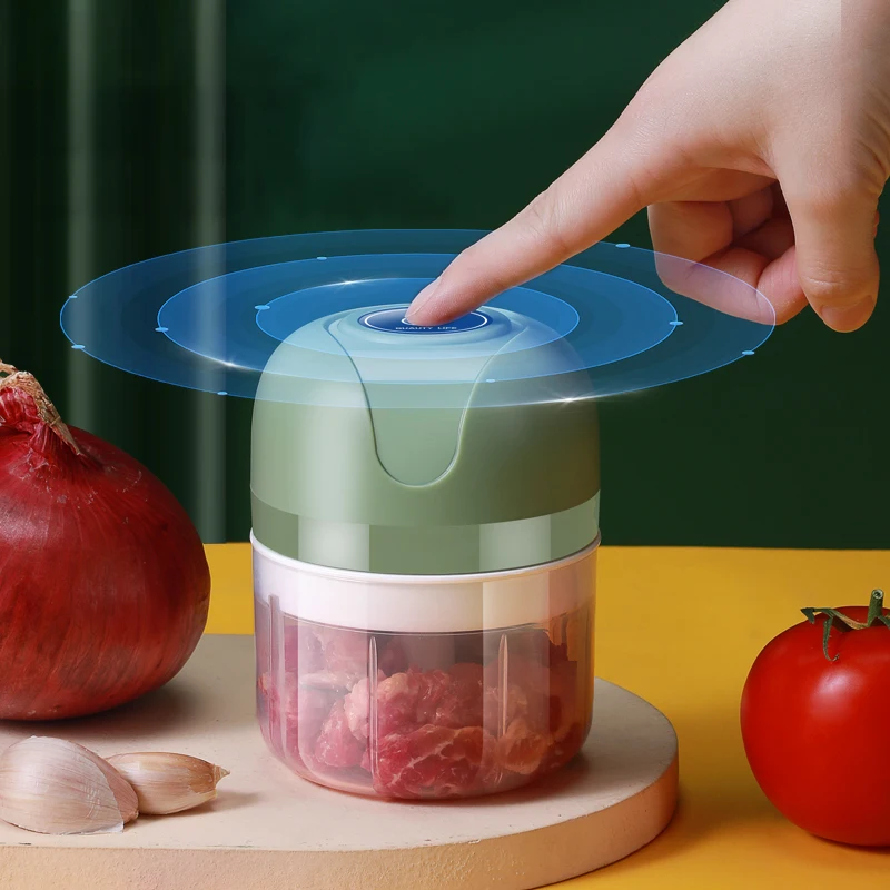 Электрическая чеснока давилка измельчитель для овощей и мяса с USB-зарядкой