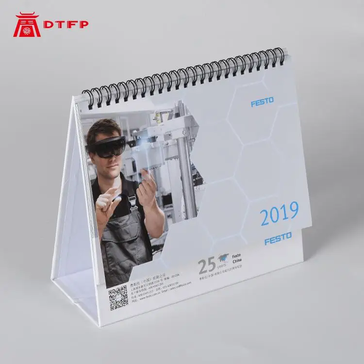 Бумажный материал для всех размеров Рабочий стол печати на заказ календарный