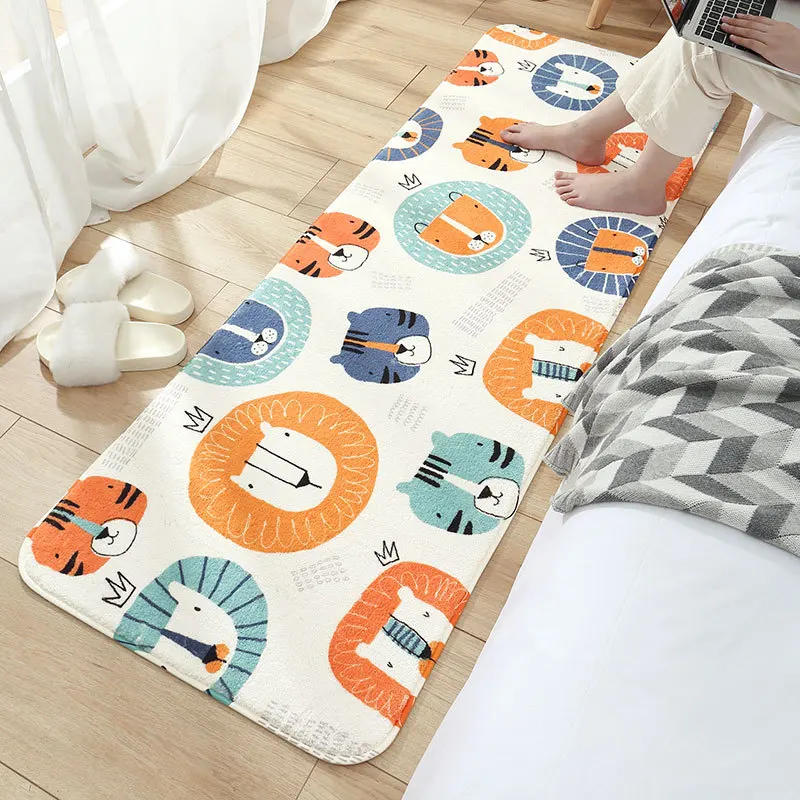 Кухонный коврик с животным принтом кашемировый длинный Коврик для прихожей