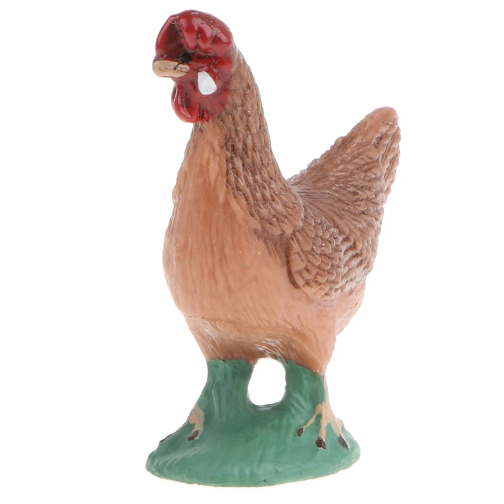 

Пластиковая мини-фигурка курицы, 1,5 дюйма