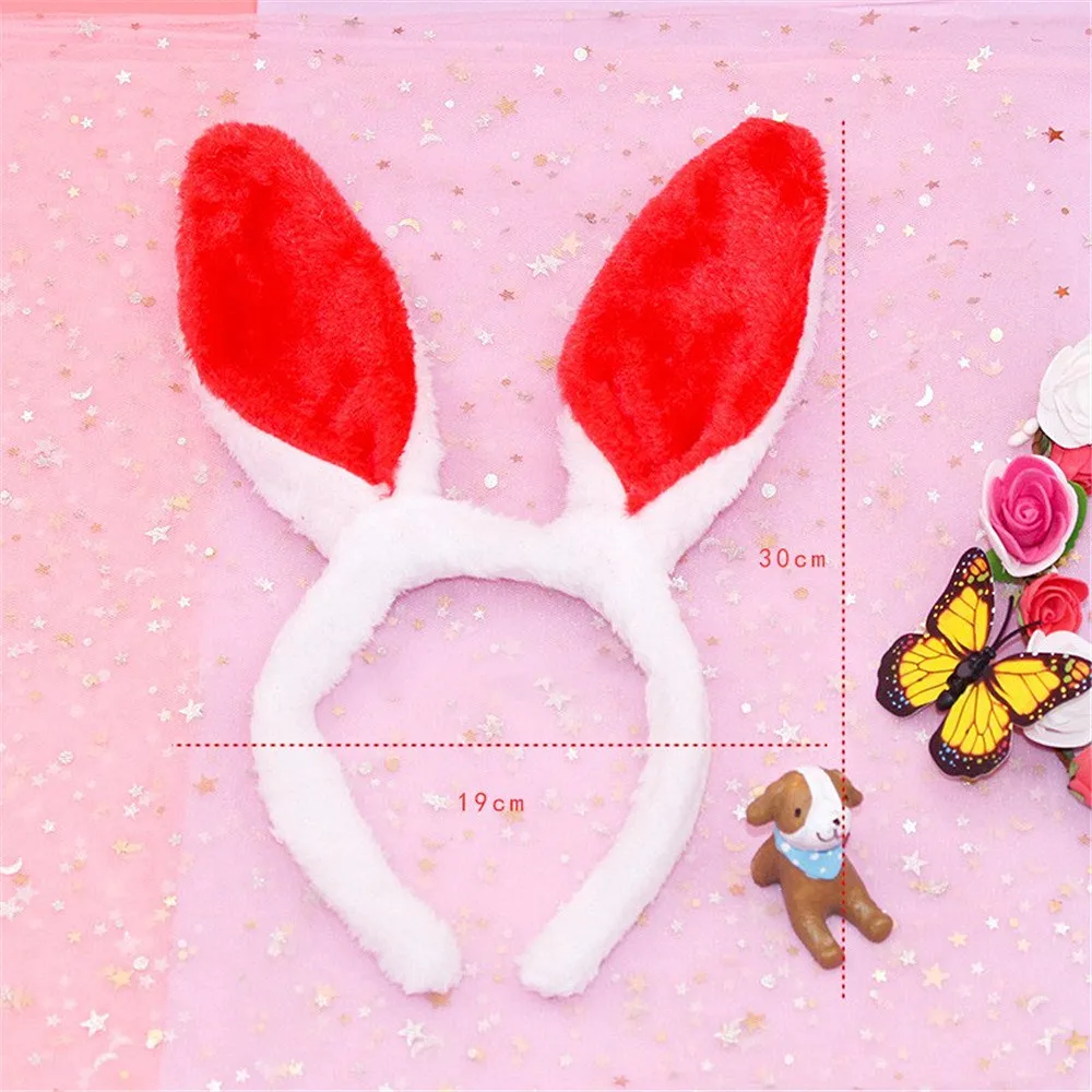 1 шт. ободок с кроличьими ушами Милая повязка на голову для женщин детский