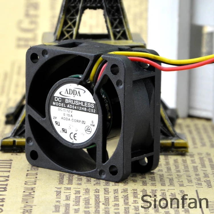 Для оригинального охлаждающего вентилятора ADDA 4020 DC12V 0.15A AD0412HB-C52 4 см | Электроника