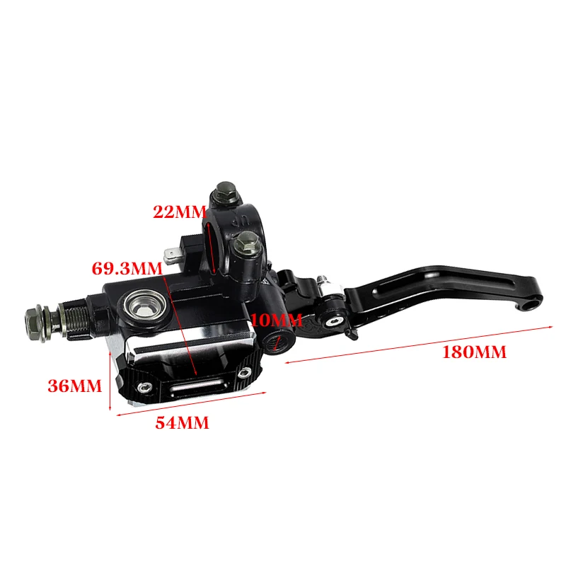 

22mm 7/8 Motorcycle Master Cylinder Levers Hydraulic Brake Pump Clutch Handles Handlebar Lever Reservoir Set For HONDA Yamah