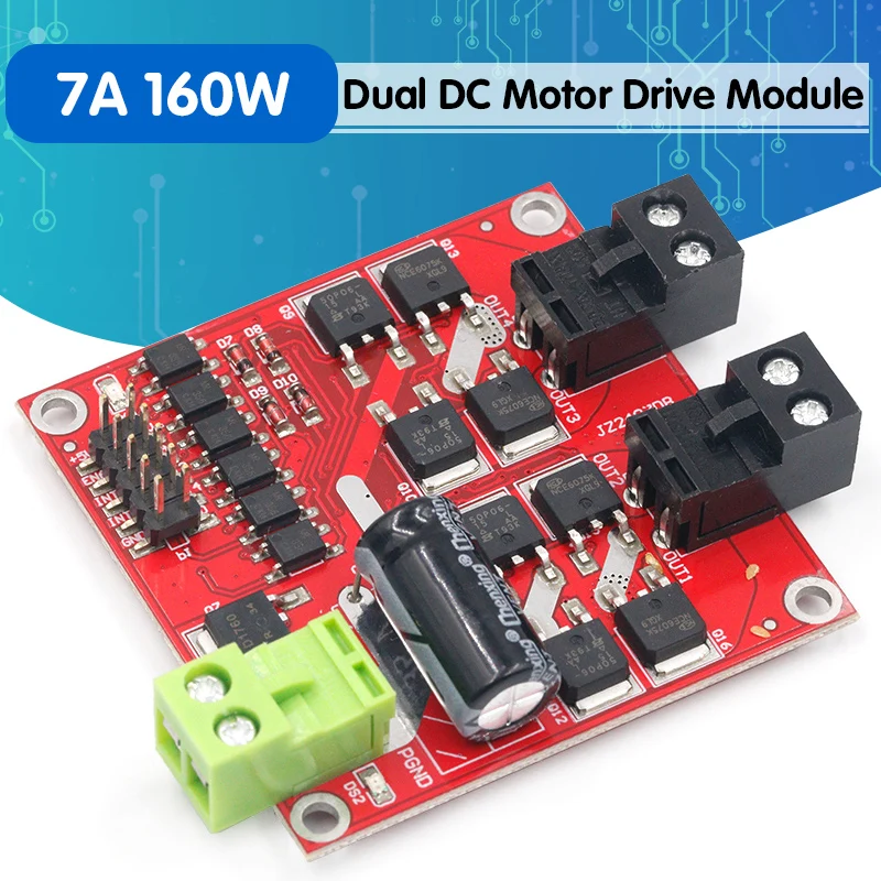 2 канальный CH двойной H мост модуль драйвера двигателя постоянного тока