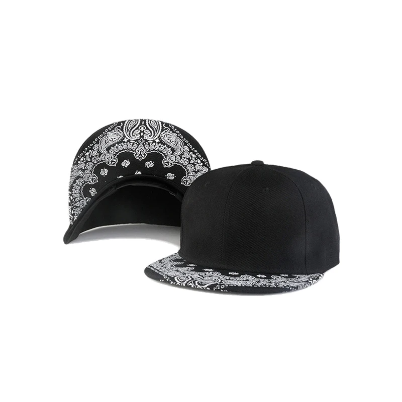 

Summer Outdoor Hiphop Baseball Cap Fashion Street Dance Peaked Cap Personality Cashew Printing Sun UV Proof Hats Gorra Beisbol