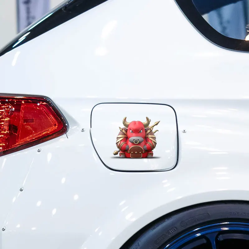 

Cartoon Animal Style Ox Car Stickers Funny Decals Auto Decor The Whole Body Window Car Bumper Vinyl Accessories For Honda Benze