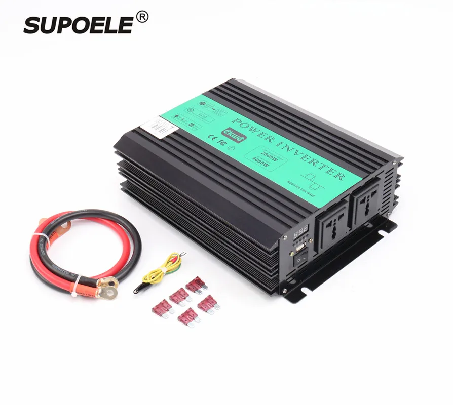 СВЕТОДИОДНЫЙ цифровой Дисплей солнечный инвертор 12В/24В/48В постоянного тока в