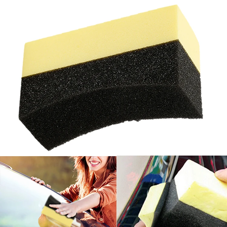 

1Pcs Tire Contour Dressing Applicator Pads Gloss Shine Color Polishing Sponge Wax Car Accessories Car Detailing Hot