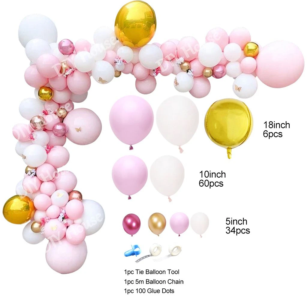 1 комплект розовый воздушный шар макарон арочные конфетти шары для свадебной