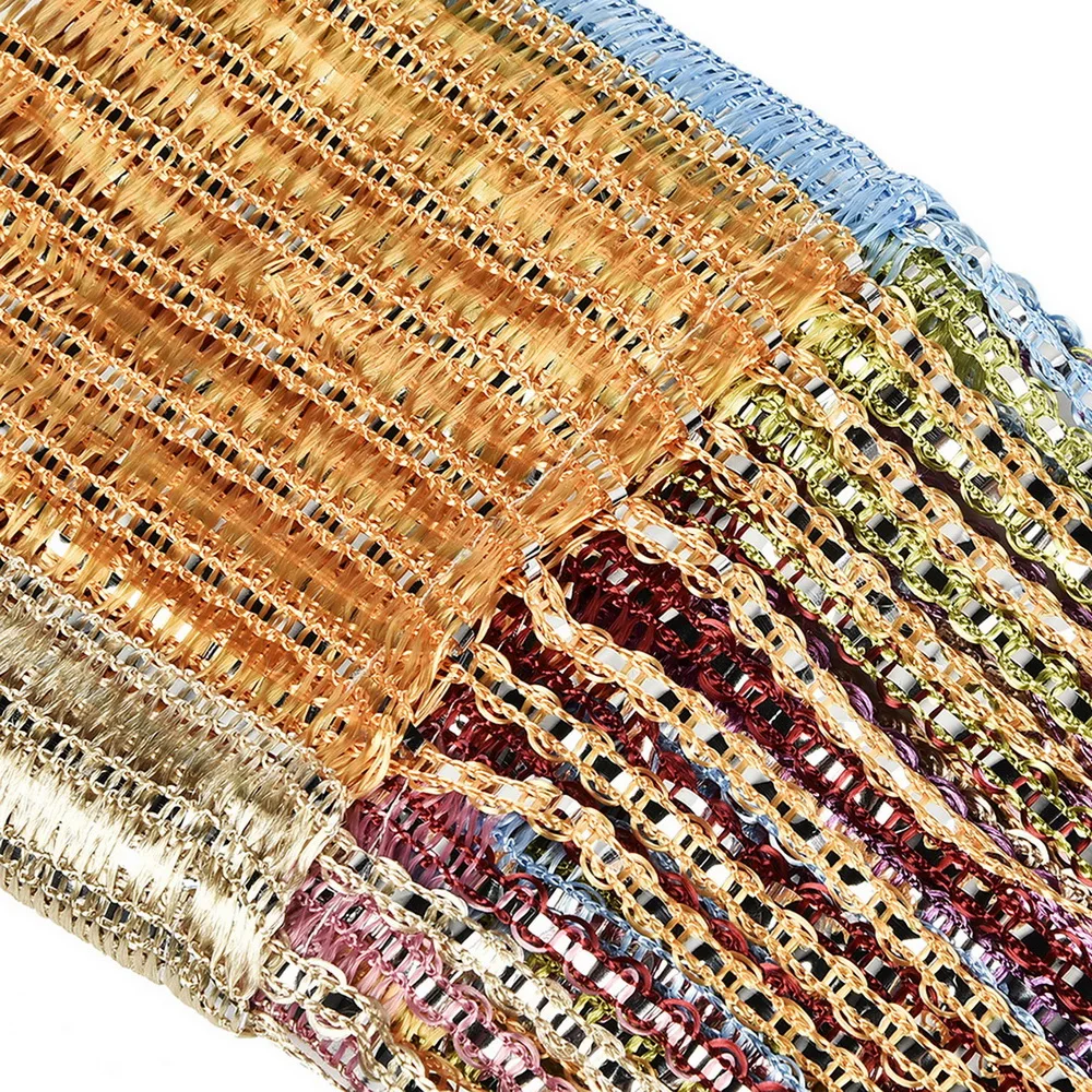 

Newest Luxury Crystal Curtain Shiny Tassel Line Living Window Room Curtains String Door Bead Curtains Divider Home Decoration