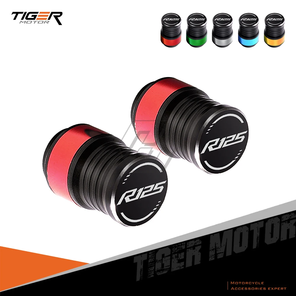 

For Yamaha YZF-R125 R125 CNC Aluminum Motorcycle Accessories Valve Stem Cap Set Case