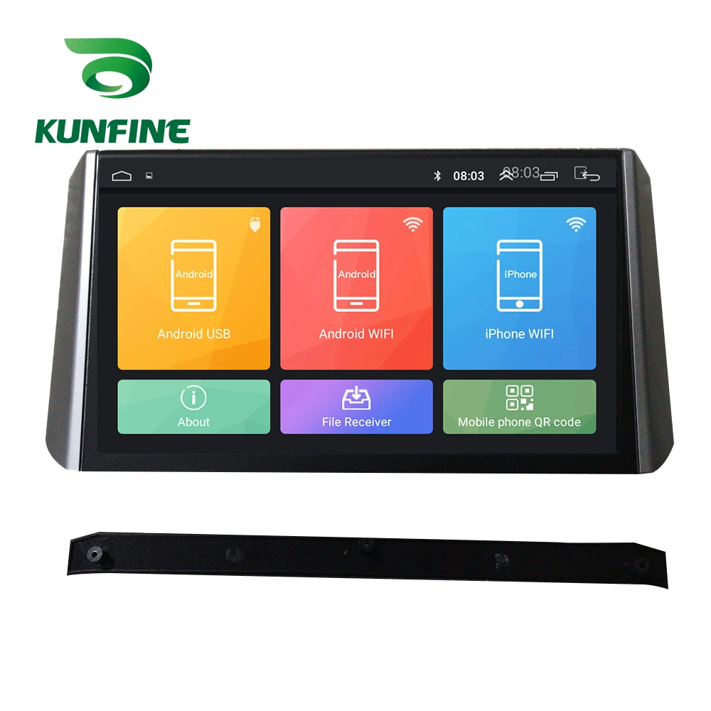Android 10 0 Восьмиядерный автомобильный DVD GPS-навигатор плеер Deckless автомобильное