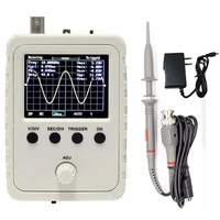 2 4 inch tft digital oscilloscope kit ds0150 assembled finished machine with power supply bnc clip cable probe upgraded dso138
