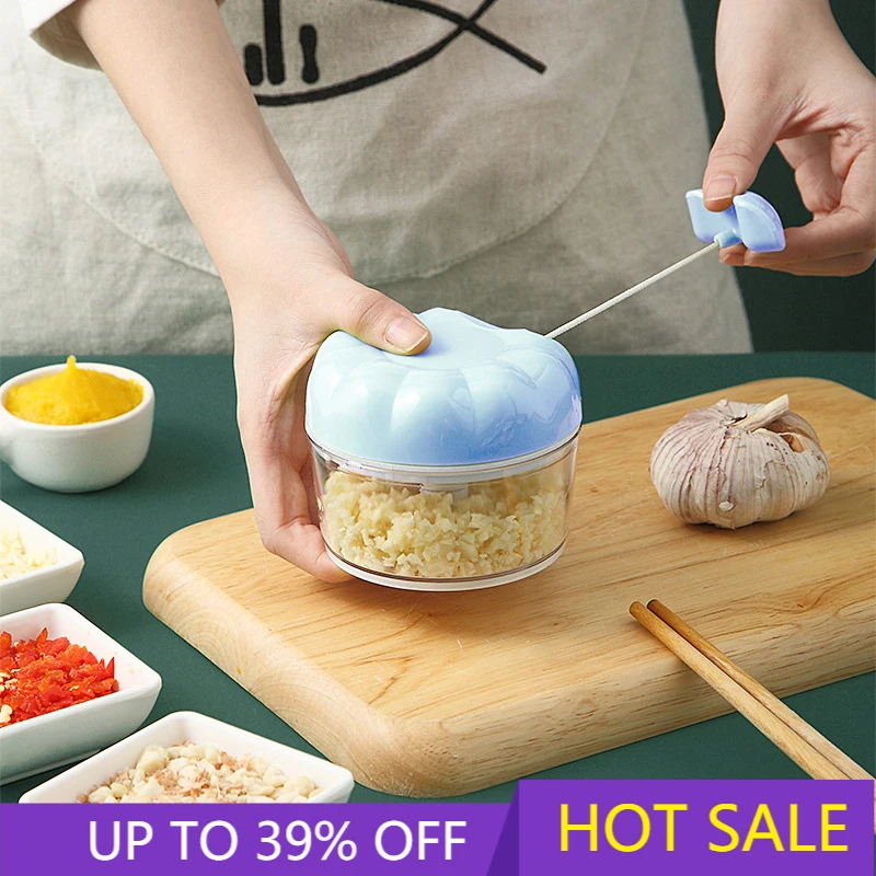 

Multifunctional Press Manual Crusher Vegetable Chopper Garlic Chopper Meat Grinder High Quality Fast Kitchen Accessories