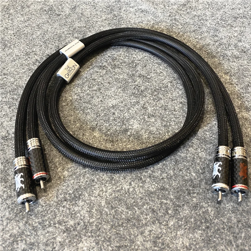 Грифон VIP серии Hi-Fi аудио RCA кабель углеродного волокна Plug | Электроника