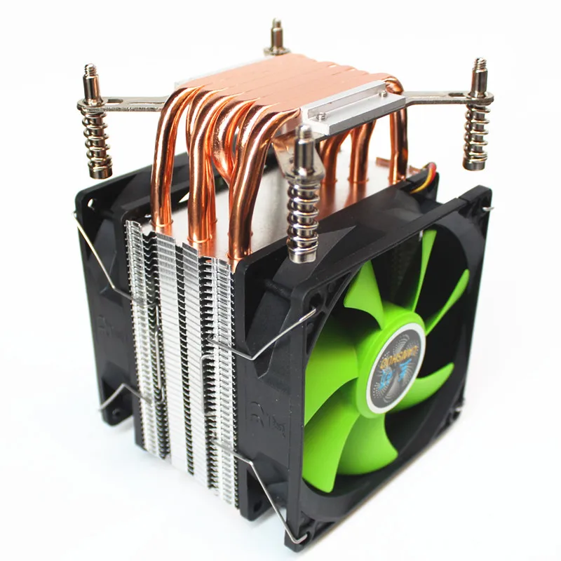 Кулер для процессора со светодиодной подсветкой RGB 3/4 контакта 6 тепловая трубка 12