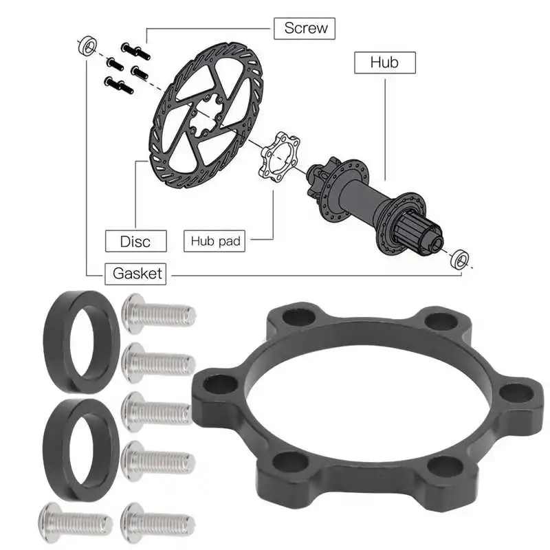 100-110MM Mountain Bike Front Fork Boost Hub 142-148MM Rear Wheel Boost Hub Adapter Bicycle Brake Disc Conversion Base Accessory