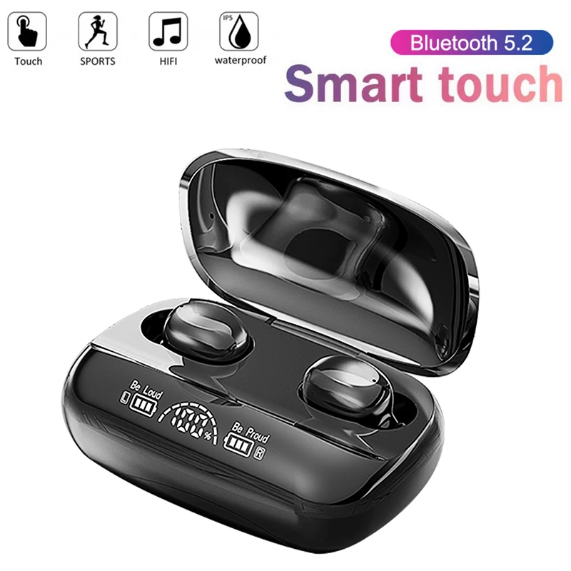 

TWS-наушники TG03 с поддержкой Bluetooth 5,2 и микрофоном