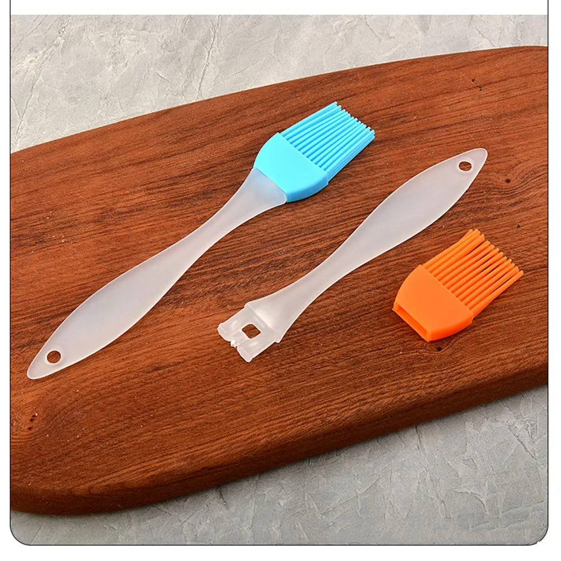 

Kitchen Accessories Food Silicone Brush Smear Brush Barbecue Baking Pan Bread Chef Pastry Oil Barbecue Pan Tool Household
