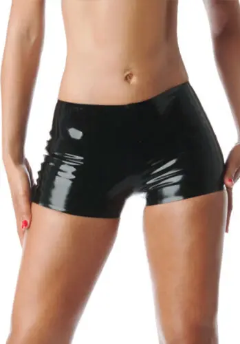 

WOMEN LATEX PANTY Sexy Hot Short Pants Scanties Customized 0.4mm