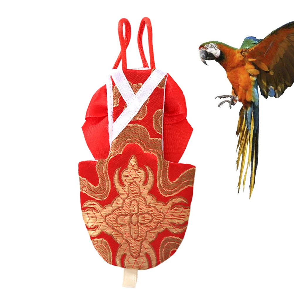 Одежда для попугаев с птицами одежда штаны милый костюм животных пилота Cockatiel