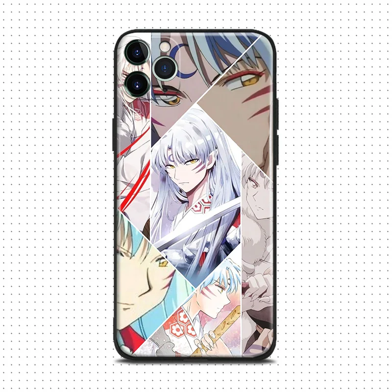 Коллаж sesshomaru inuyasha из аниме для iPhone se 6 6s 7 8 plus x xr xs 11 12 13 mini pro max мягкий силиконовый